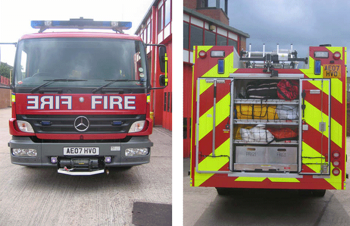 Fire Rescue rear lockers & front winch