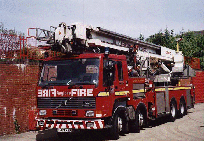 Old Bronto at the new Wimbledon Fire Station