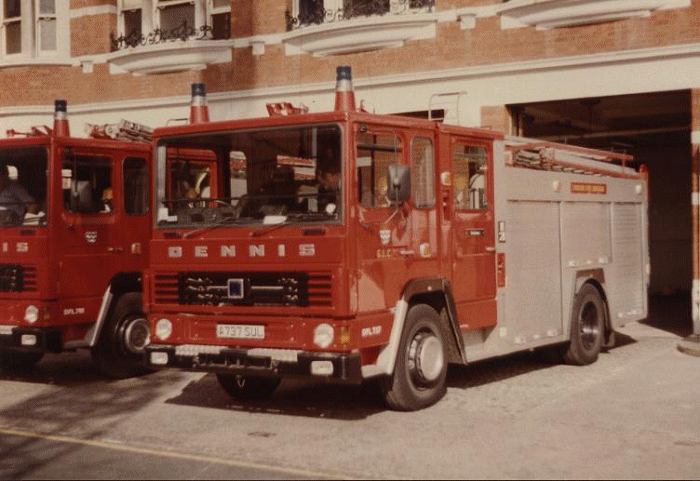 Old Dennis Pump at the Old Wimbledon Fire Station