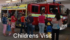 Local Children Visit Station